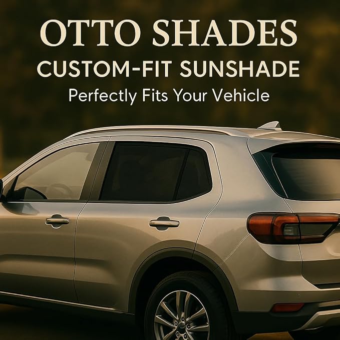 Custom Magnetic Mesh Sunshade for Honda CRV 2022-2026, Side, Rear & Port Windows Sun Blind for Baby Protection, UV/Heat Reduction,Privacy Shield (2 pcs Rear Window Shades)