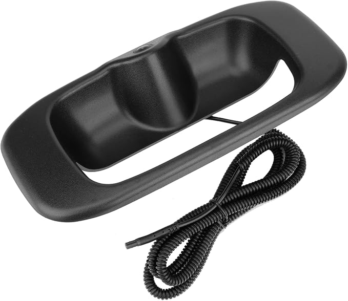 Tailgate Handle Backup Camera Compatible with 1999-2007 Chevy Silverado GMC Sierra Fleetside 1500 2500 3500 Handle Tailgate Lock RCA Connector Replaces #15997911,15228539,15228541