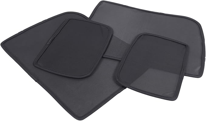 Window Shade Compatible with 2020-2025 L@nd Rover Defender 110, Breathable Mesh Side Window Screens Shade Cover for Baby, UV Rays Protection Sun Shade Blocker (Rear Side Windows 4Pcs)