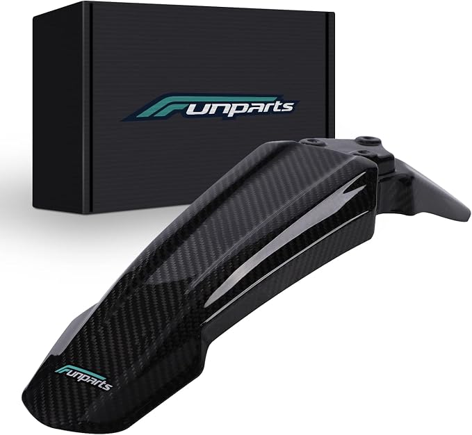 Funparts Sur Ron Front Fender,Carbon Fiber Motorcycle Fender Mud Guard for Surron Sur Ron LBX X260 X160 Electric Dirt Bike