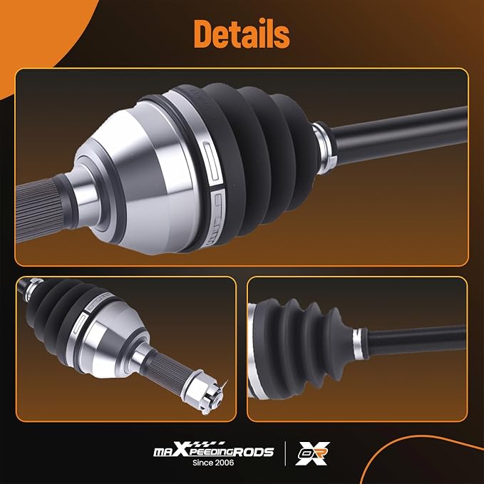 maXpeedingrods Front CV Axle Shaft Assembly for Can Am Maverick X3, X3 MAX 72" TURBO RR RS XMR SDT XRS XRC Smart Lok 2018-2025, Left or Right Side, Replace# 705402048