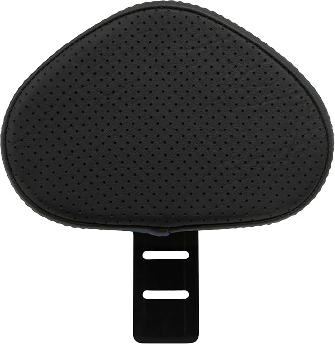 Motorcycles Driver Passenger Seat Cushion Pad One-Piece Seat Leather Pillion with Driver Backrest Fit for Harley Softail Low Rider FXLR FXLRS Sport Glide FLSB 2018-Up (Blue Stitching)