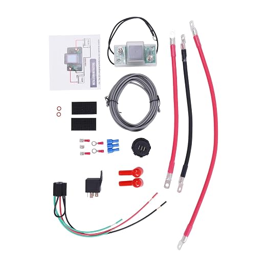 HOLDWELL 12V Dual Battery Connect & Monitor Kit UTV-SBI-CM UTVSBICM Compatible with Honda Pioneer 500 700 1000