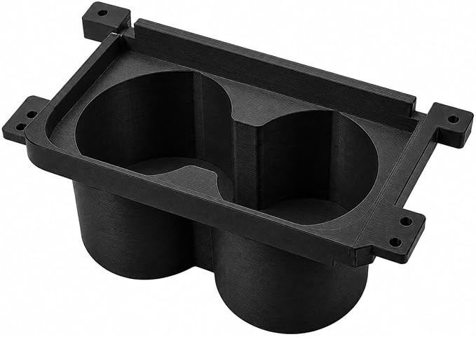 SplashNColor Ashtray Cupholder Replacement Compatible with Lexus LS430 2001-2003 – Secure Side Screw Mount | Restore Center Console Drink Storage | Cabin Repair Insert
