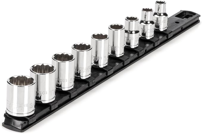 TEKTON 3/8 Inch Drive 12-Point Socket Set, 9-Piece | SHD91103