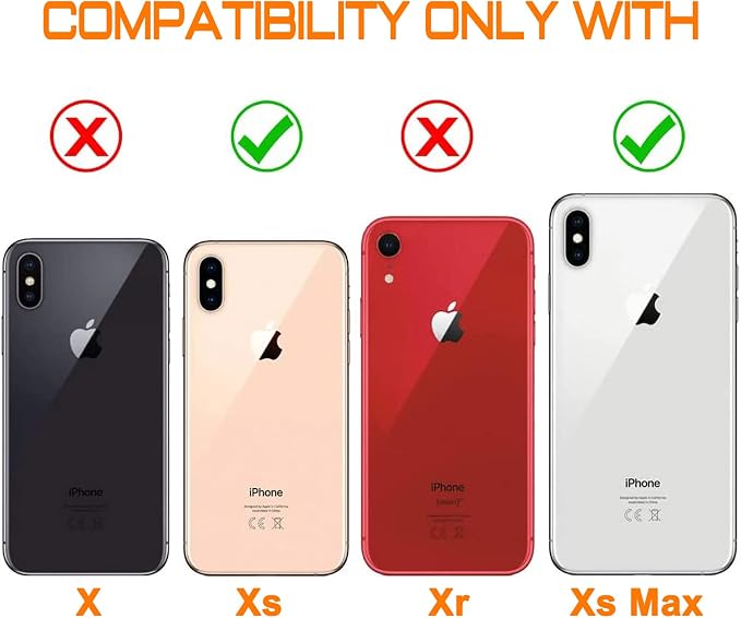 Johncase New OEM 12MP Autofocus Main Rear Back Camera Module Flex Cable Replacement Part Compatible for iPhone Xs/Xs Max (All Carriers)