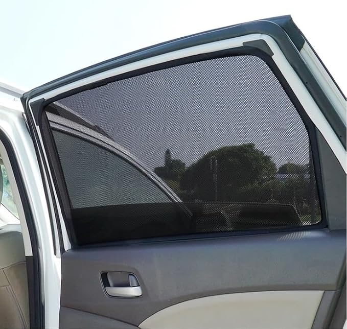 Magnetic Mesh Sun Shade for Mazda CX5 2017-2025| Custom Fit for CX-5, Side & Rear Windows | Baby UV/Heat Protection, Privacy Shield Sunshade (2-Pack Rear Side Window Shades)