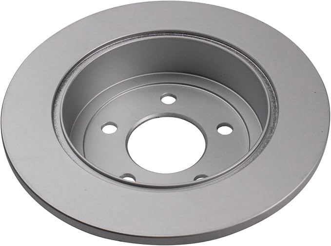 TRQ Rear Brake Rotor Set G Coated Solid Compatible with 1997-2007 Chrysler Town and Country 1998-2000 Plymouth Voyager 2001-2007 Dodge Caravan 1997-2007 Grand Caravan