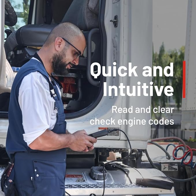 Innova 3128 HD Adapter Kit - Made for Heavy-Duty Trucks - Compatible with Innova 5610 - Includes 4 Heavy-Duty OBD Adapters with a Pouch Bag