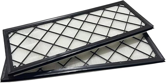 Engine Cabin Air Intake Filters Compatible with 2020-2026 Tesla Model Y Air Intake Filtration 3Micron-Particles Biochemical Defense with Activated Carbon Filter 1658375-00-A 1658376-00-A 1107681-00-A