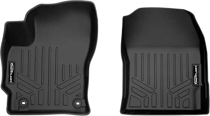 SMARTLINER Custom Fit Floor Mats 1st Row Liner Set Compatible with 2019-2025 Toyota Corolla