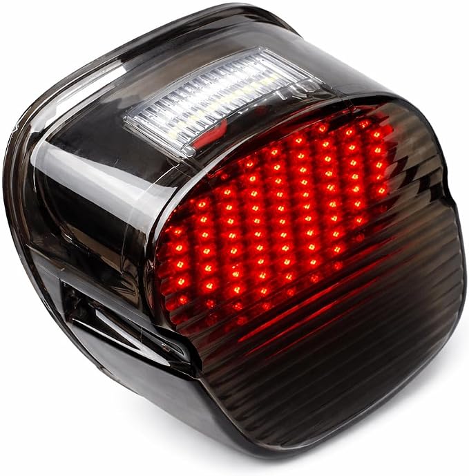 Eagle Lights Smoked Strobing LED Tail Light Upgrade for Harley Davidson Sportster/Softail/Touring/Dyna