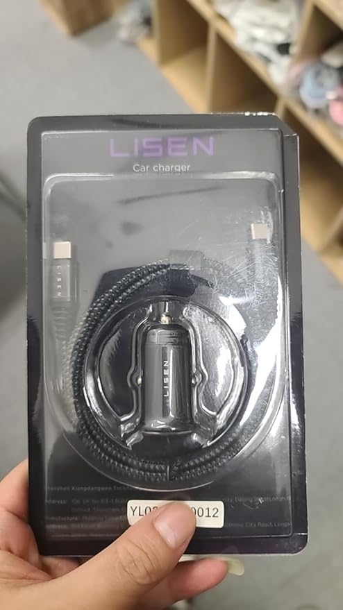 USB C Car Charger, 3-Port 72W Dual USB-C & USB-A Car Power Adapter PD/QC Fast Charging Cigarette Lighter for iPhone 17/16/15/14/13/12/11 Pro Max, iPad, Samsung Galaxy S25 S24/S23/S22, Pixel, Android