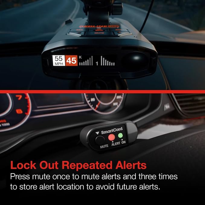 Escort Radar Detector SmartCord Directwire with Red Light for MAX 360, MAX 360c, IX, IXc, 9500 IX, MAX II, MAX 3, MAX 4, MAX 360c MKII, MAX 360 MKII, MAXcam 360c, Redline 360c and Additional Models