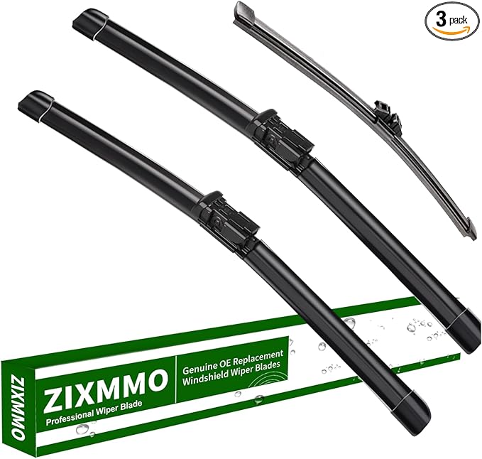 3 Factory Wiper Blades Replacement for BMW X3 2018-2023/BMW X4 2019-2023 Original Equipment Windshield Wiper Blades Set - 26"/20"/12"(Set of 3) Top Lock