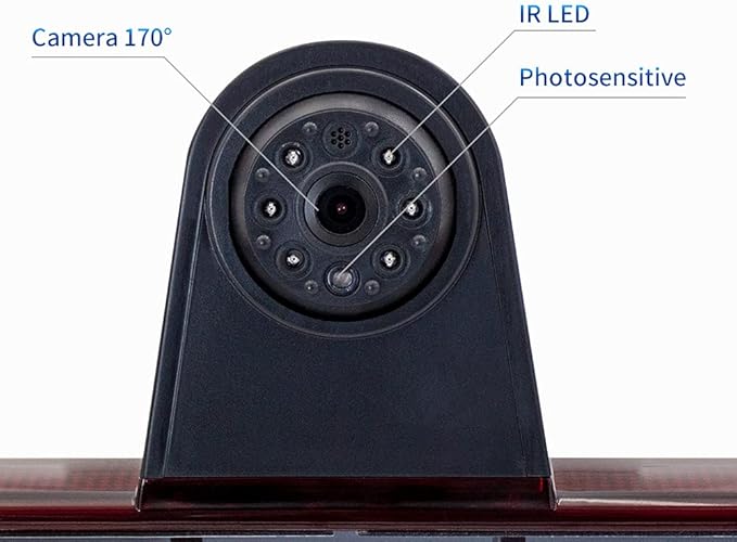 Car Brake Light Backup Camera for Mercedes-Benz Sprinter/VW Crafter Vans LED Light Parking