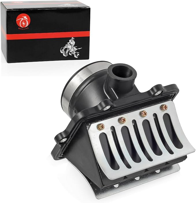 Carb Flange Intake Socket & Reed Valve Compatible with Ski-Doo GSX GTX MXZ Summit 600 HO （NO-SDI）2003-2007 MXZ REV 800 2003 Replaces OEM# 420867879