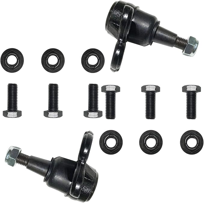 TRQ Front Lower Driver and Passenger Side Ball Joint Set Compatible with 2008-17 Buick Enclave 2009-17 Chevrolet Traverse 2007-16 GMC Acadia 2007-10 Saturn Outlook