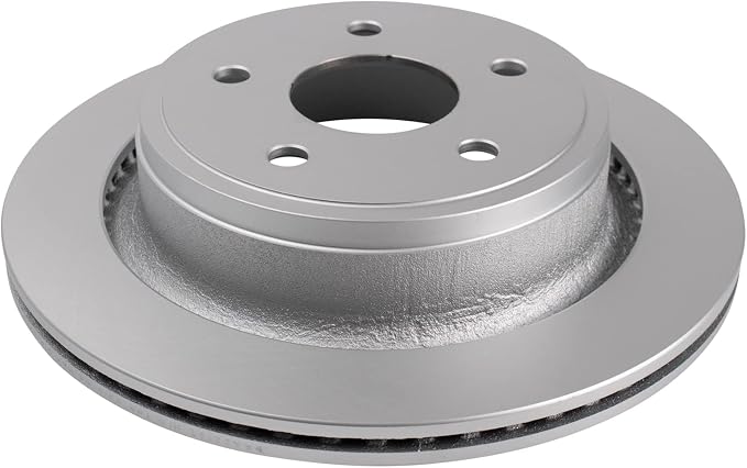 TRQ Rear Brake Rotor Set G Coated Vented Compatible with 2007-2009 Chrysler Aspen 2004-2009 Dodge Durango 2002-2010 Ram 1500 2011-2018 Ram 1500 2019-2023 1500 Classic