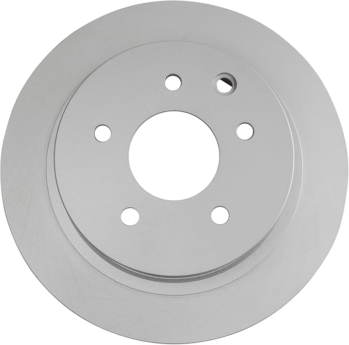 TRQ Rear Brake Rotor Set G Coated Vented Compatible with 2003-2005 Infiniti G35 2003-2005 Nissan 350Z 2014-2017 Juke 2011-2024 Leaf 2008-2020 Rogue 2014-2015, Select 2017-2022 Rogue Sport