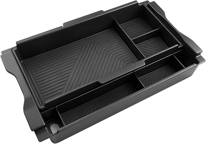 BIBIBO 2Pack for 2026 Toyota RAV4 Center Console Organizer 2026 Toyota RAV4(LE/SE/XLE Premium/Woodland/XSE/Limited) Console Tray 2026 RAV4 Console Insert Tray