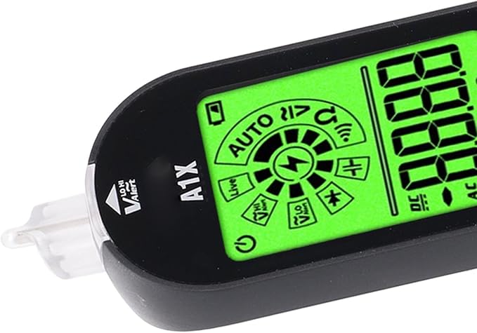 Digital Multimeter - Diode Test & Capacitance Meter, AC/DC Voltage, Continuity Test, Rechargeable Voltmeter with 2 Probes