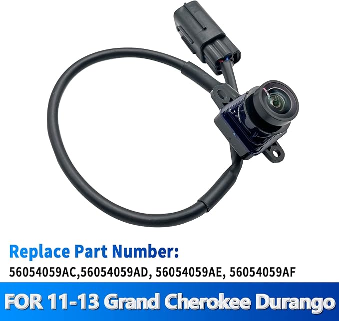 Rear View Back Up Camera Compatible with Dodge Durango 2011-2013 Jeep Grand Cherokee 2011-2013 Reverse Park Assist Backup Camera Replaces 56054059AC 56054059AD 56054059AE 56054059AF