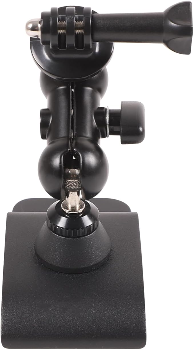 Car Center Console Dash Cam Mount Holder Compatible with Nissan Frontier 2022 2023 2024, Dashboard Panel Car Action Cameras Bracket for Video Record, 180° Rotation Adjustable Stabilizer Accessories