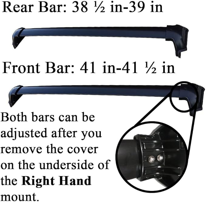 BRIGHTLINES Cross Bars Roof Racks Luggage Bars Replacement for 2017-2022 Honda CRV