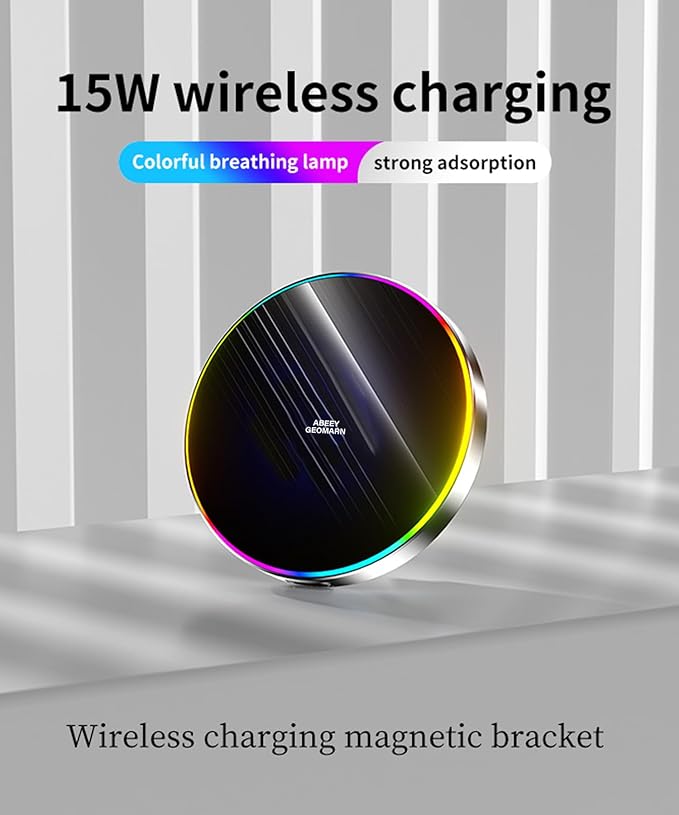 Car Phone Holder for Lexus GX 2024 2025 Accessories Apply to 14 Inch Touchscreen 15W Fast Wireless Charger Screen Fixed Clip HandsFree Cell Phone Mount 360° Rotation