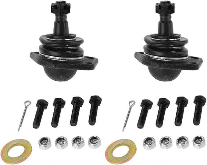 TRQ Front Lower Ball Joint Set Driver and Passenger Side Compatible with 1984-2005 Chevrolet S10 1984-2004 GMC Sonoma 1998-2000 Isuzu Hombre 1991-2001 Oldsmobile Bravada