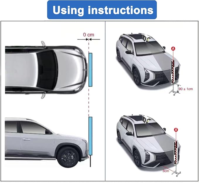 Auto Front Camera ADAS Calibration Target LKAS LDW Pattern Compatible with Hyundai kia