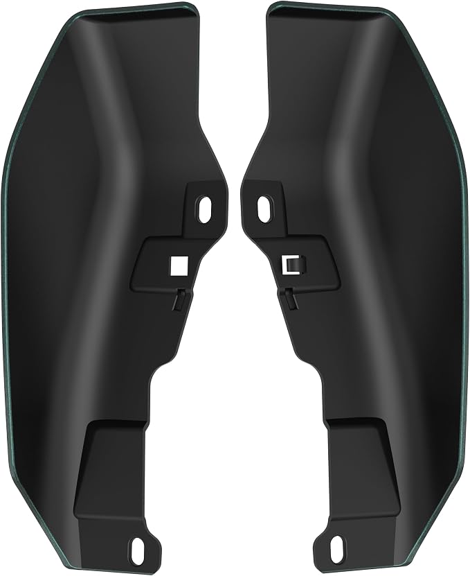 Color - Matched Mid Frame Air Deflectors Heat Shield, Perfectly Fit for Harley Touring Models 2009-2026 Deep Jade Pearl