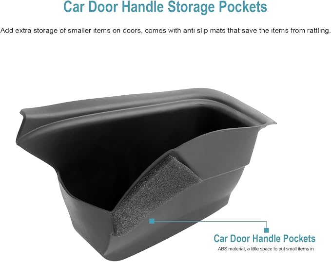 CDEFG for 2024 2025 2026 Mazda CX-90 CX-70 Center Console Organizer, for 2024-2026 Mazda CX90 CX70 Door Handle Pockets Storage Box 2025 CX90 CX70 Hybrid Accessories