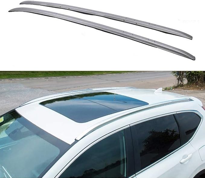 for 2017 2018 2019 2020 2021 2022 Honda CRV CR-V Roof Rack Side Rails Luggage Carrier Bars Silver OE Style Pair Set