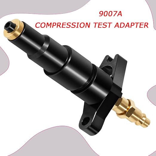 9007A 9007 Compression Test Adapter for 24V Cummins 1998-1/2 to Current 5.9 6.7 Liter Diesel Used with J-6692-B Compression Test Gauge.