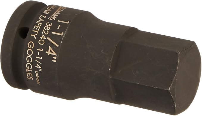 Williams JHW38240 3/4-Inch Drive Impact Hex Socket, 1-1/4-Inch