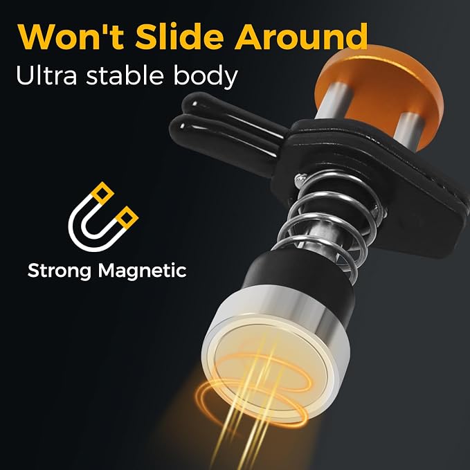 NOEVSBIG Magnetic Helping Hands Clamp Metal Adjustable Third Hand Soldering Holder Stand For Small Electronics, Hobby DIY Craft, PCB Repair, Precise Work, Exclusive Dual-Head Ultra-Grip