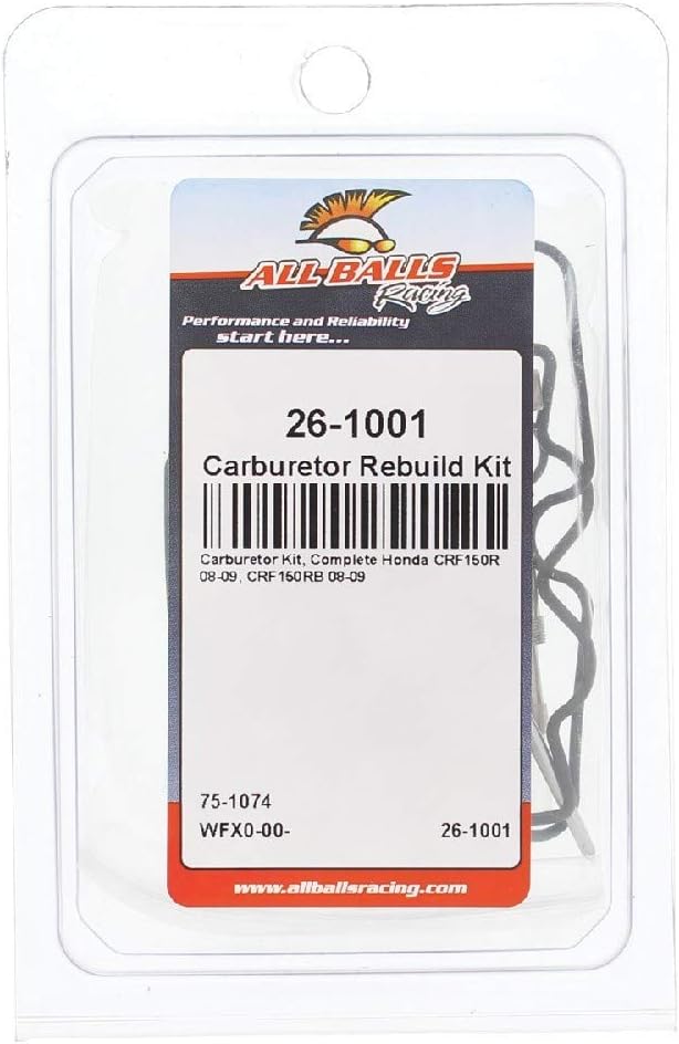 All Balls 26-1001 Carburetor Repair Kit (26-1001 Honda CRF150R/RB 2008-2009)