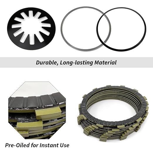 Clutch Diaphragm Spring & Primary Gasket Kit Compatible with Dyna Fat Boy Heritage Softail Softail OEM#60547-06FM 37913-98 37932-98 37871-04