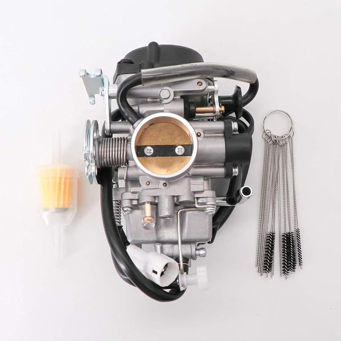 KIPA Carburetor for Suzuki DRZ400 DRZ 400 DRZ400SM DRZ400S 2005-2018 Replace # 13200-29FB4 With Filter & Carbon Dirt Jet Cleaner Tool Kit Durable