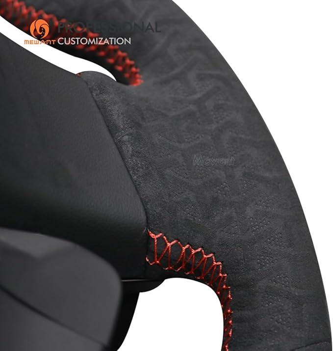 MEWANT Steering Wheel Cover for Subaru WRX 2015-2021 / WRX STI 2015-2021 Steering Wheel Cover Accessories