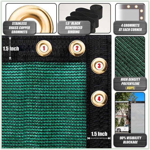 ColourTree Privacy Fence Screen Sample Set Standard CTTAP0450
