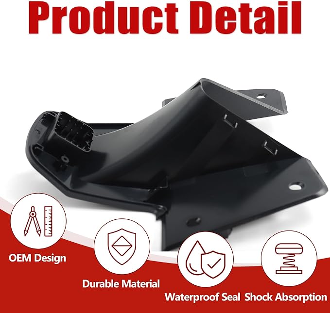 Rear Roof Camera Housing Compatible with Mercedes-Benz Sprinter 1500 2500 3500 2019-2020 Freightliner Sprinter 1500 2500 3500 2019-2020 Rear Camera Cover Shell Replaces A907820120 90782040019051