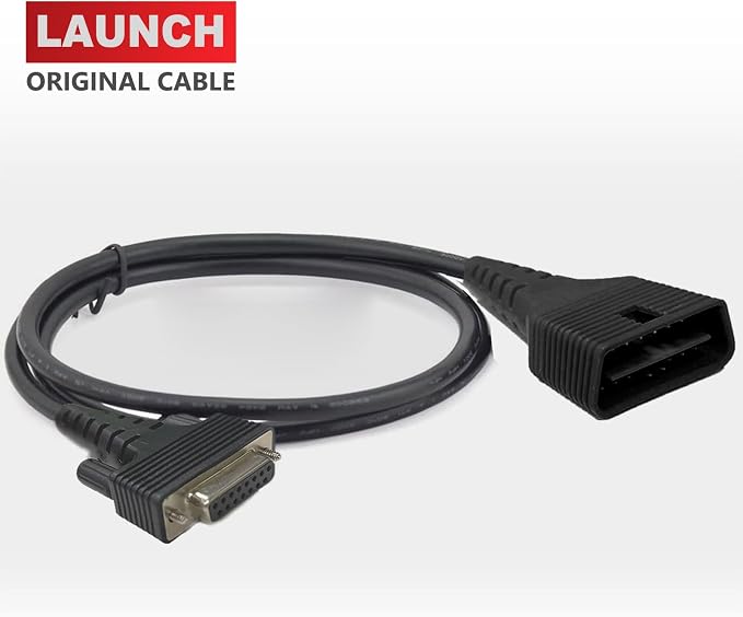 LAUNCH Original Main Cable Fit for X431 CRP123i, CRP123e, CRP123x, CRP129i, CRP129e, CRP129x OBD2 Replacement Cable - Black