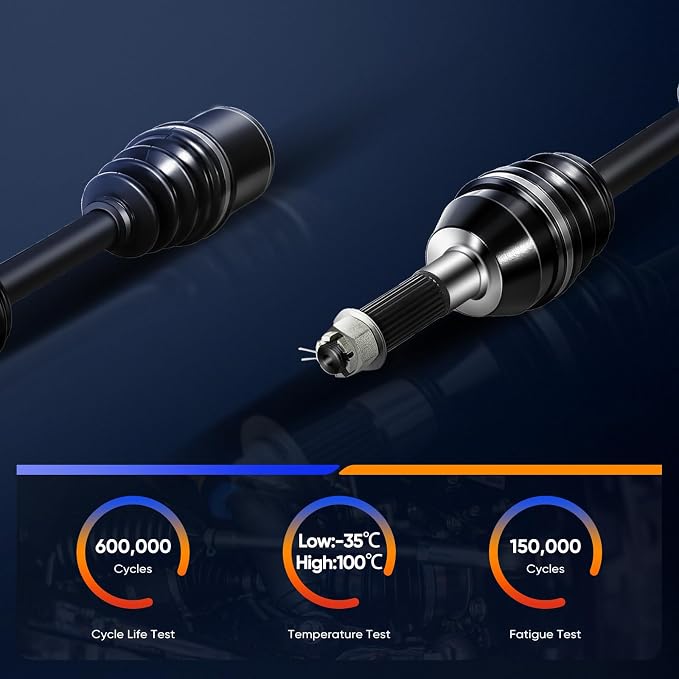 ECCPP CV Axle Shaft Assembly fits for 2003 2004 2005 for Polaris Sportsman 400 500 700 800 600 MV7 Rear Left Right 1380240 1380197 1380234 2PCS Driving Shaft