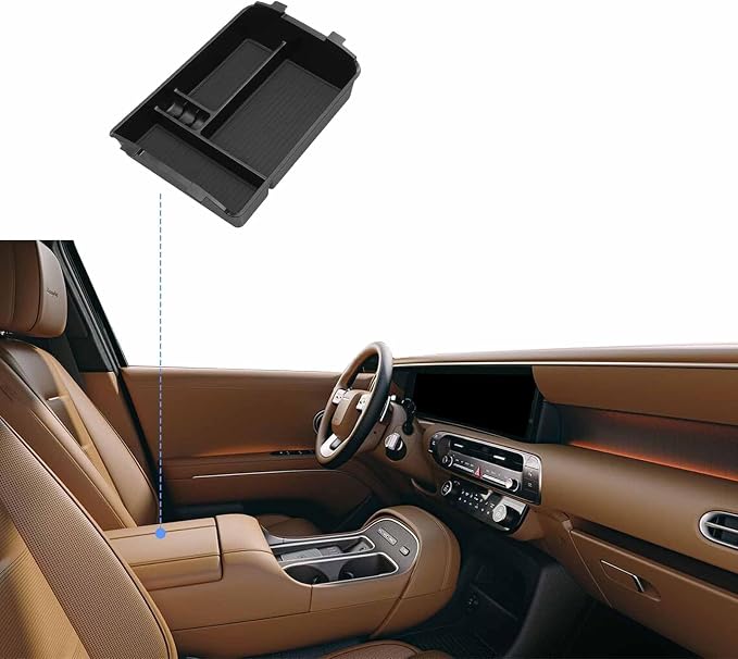 Center Console Organizer for 2026 Hyundai Palisade for 2026 Palisade (Calligraphy, Hybrid Calligraphy) Accessories (Only for 7-Seat)