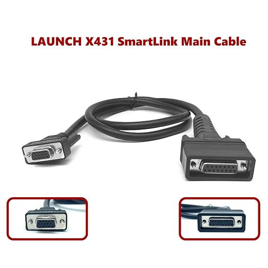 LAUNCH Original Diagnostic Cable X-431 SmartLink C Device Replacement Cable Work with X431 V+ HD, PRO 3S+, PRO 5, PAD VII, PAD V