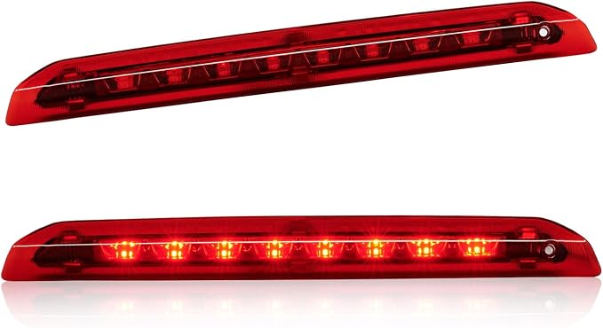 Third 3rd Brake Light LED for 2013-2018 Ford Escape, High Mount Rear Brake Lights Assembly for 13-18 Escape, Waterproof Center Cab Lamp Stop Light (Red)