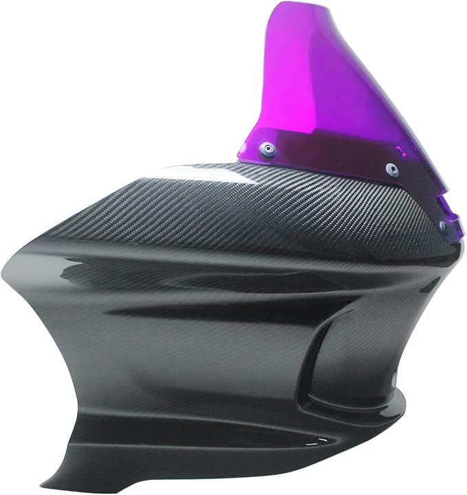 Grape Purple Acrylic PMMA Windshield, Outer Headlight Fairing Windscreen Windshield Compatible with Harley Davidson Low Rider ST, FLXRST FXST 2022-2025 (Purple)